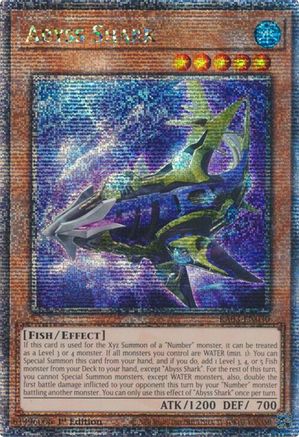Image of Abyss Shark (Quarter Century Secret Rare) [RA03-EN030] Quarter Century Secret Rare