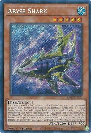 Image of Abyss Shark (Secret Rare) [RA03-EN030] Secret Rare