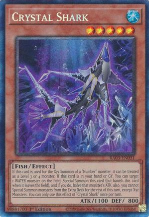 Image of Crystal Shark (CR) [RA03-EN031] Prismatic Collector's Rare