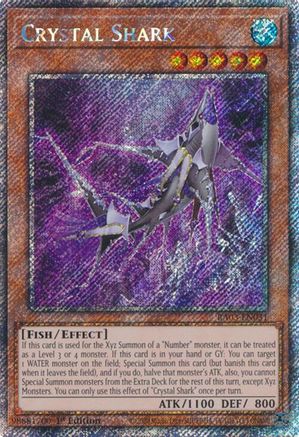 Image of Crystal Shark (Platinum Secret Rare) [RA03-EN031] Platinum Secret Rare