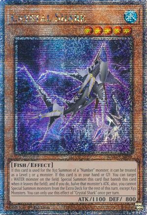 Image of Crystal Shark (Quarter Century Secret Rare) [RA03-EN031] Quarter Century Secret Rare