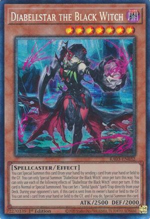 Image of Diabellstar the Black Witch (CR) [RA03-EN032] Prismatic Collector's Rare