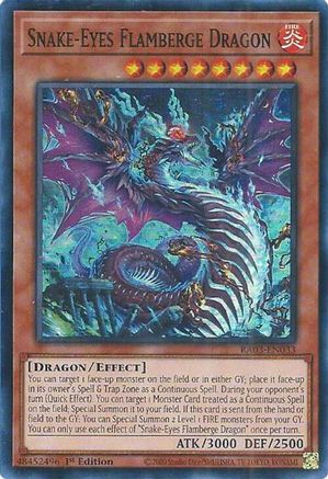 Image of Snake-Eyes Flamberge Dragon [RA03-EN033] Super Rare