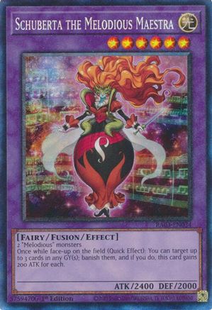 Image of Schuberta the Melodious Maestra (CR) [RA03-EN034] Prismatic Collector's Rare