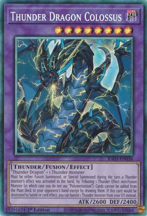 Image of Thunder Dragon Colossus (CR) [RA03-EN036] Prismatic Collector's Rare