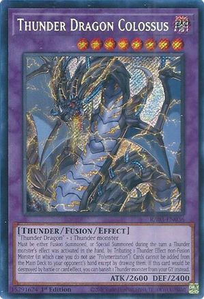 Image of Thunder Dragon Colossus (Secret Rare) [RA03-EN036] Secret Rare