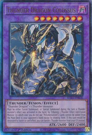 Image of Thunder Dragon Colossus (UTR) [RA03-EN036] Prismatic Ultimate Rare