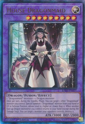 Image of House Dragonmaid (UTR) [RA03-EN037] Prismatic Ultimate Rare