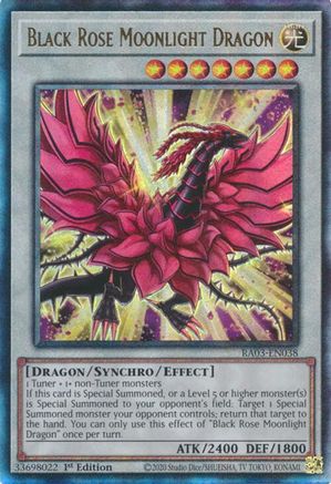 Image of Black Rose Moonlight Dragon (UTR) [RA03-EN038] Prismatic Ultimate Rare