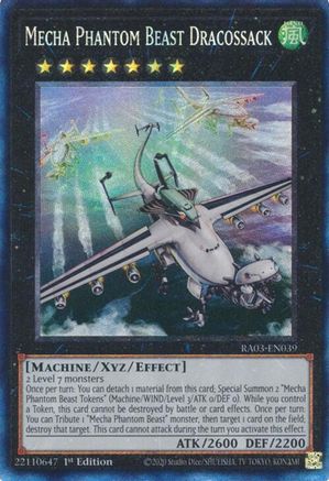 Image of Mecha Phantom Beast Dracossack (CR) [RA03-EN039] Prismatic Collector's Rare