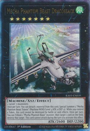 Image of Mecha Phantom Beast Dracossack (UTR) [RA03-EN039] Prismatic Ultimate Rare
