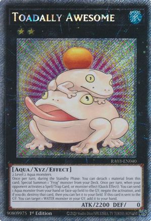 Image of Toadally Awesome (Platinum Secret Rare) [RA03-EN040] Platinum Secret Rare