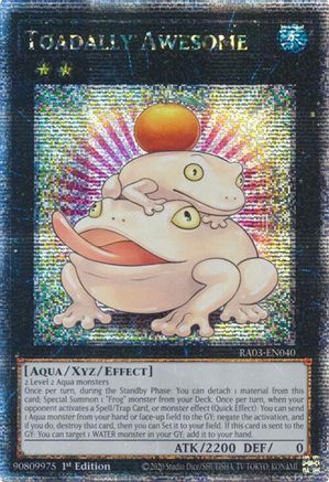 Image of Toadally Awesome (Quarter Century Secret Rare) [RA03-EN040] Quarter Century Secret Rare