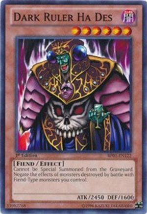 Image of Dark Ruler Ha Des [BP01-EN122] Common
