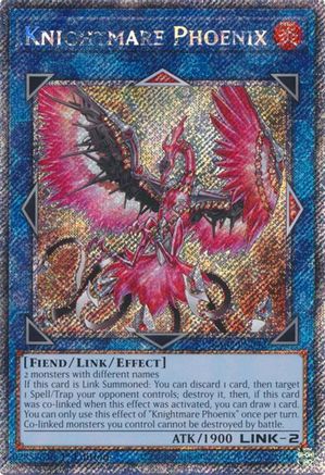 Image of Knightmare Phoenix (Platinum Secret Rare) [RA03-EN042] Platinum Secret Rare