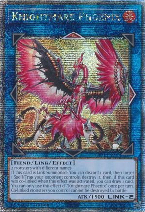 Image of Knightmare Phoenix (Quarter Century Secret Rare) [RA03-EN042] Quarter Century Secret Rare