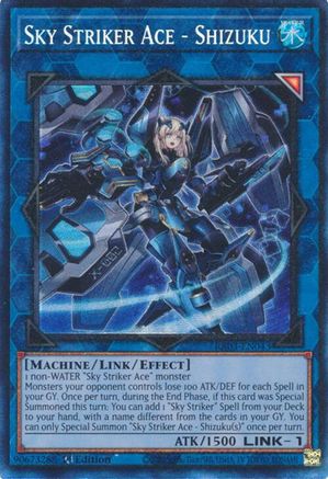 Image of Sky Striker Ace - Shizuku (CR) [RA03-EN043] Prismatic Collector's Rare