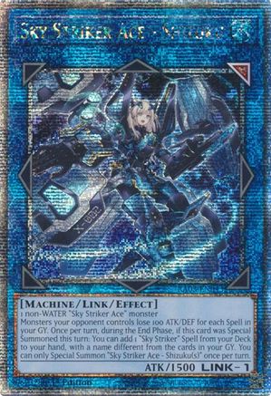 Image of Sky Striker Ace - Shizuku (Quarter Century Secret Rare) [RA03-EN043] Quarter Century Secret Rare
