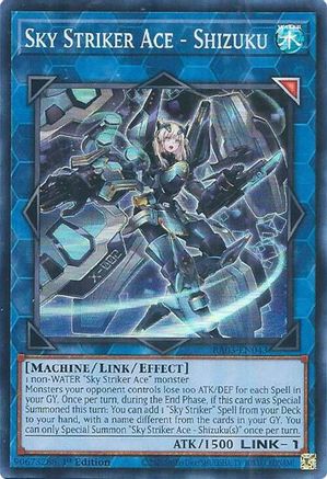 Image of Sky Striker Ace - Shizuku [RA03-EN043] Super Rare
