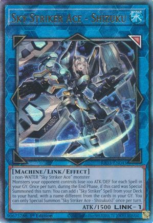 Image of Sky Striker Ace - Shizuku (UTR) [RA03-EN043] Prismatic Ultimate Rare