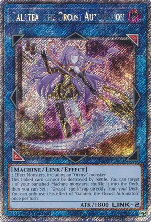 Image of Galatea, the Orcust Automaton (Platinum Secret Rare) [RA03-EN044] Platinum Secret Rare