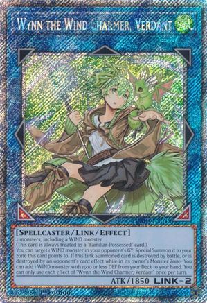 Image of Wynn the Wind Charmer, Verdant (Platinum Secret Rare) [RA03-EN045] Platinum Secret Rare