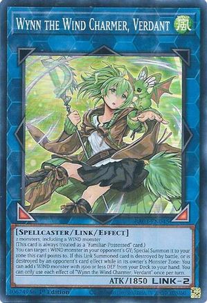 Image of Wynn the Wind Charmer, Verdant [RA03-EN045] Super Rare