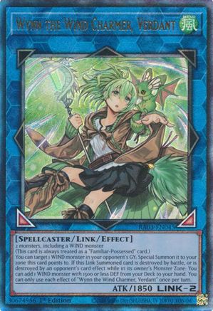Image of Wynn the Wind Charmer, Verdant (UTR) [RA03-EN045] Prismatic Ultimate Rare