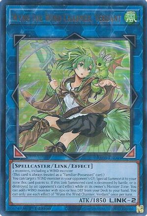 Image of Wynn the Wind Charmer, Verdant (UR) [RA03-EN045] Ultra Rare