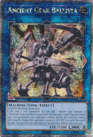 Image of Ancient Gear Ballista (Quarter Century Secret Rare) [RA03-EN046] Quarter Century Secret Rare