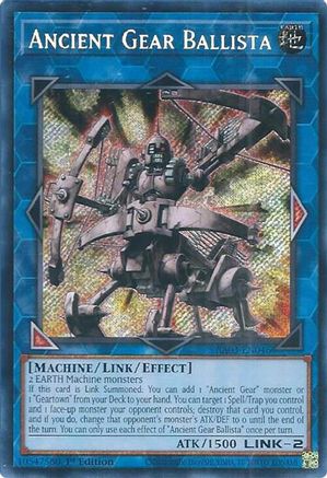 Image of Ancient Gear Ballista (Secret Rare) [RA03-EN046] Secret Rare
