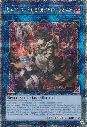 Image of Dharc the Dark Charmer, Gloomy (Quarter Century Secret Rare) [RA03-EN048] Quarter Century Secret Rare