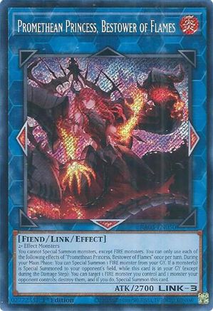Image of Promethean Princess, Bestower of Flames (Secret Rare) [RA03-EN050] Secret Rare