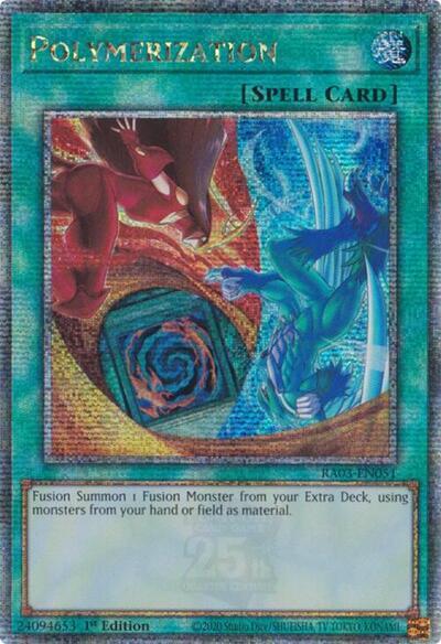 Image of Polymerization (Quarter Century Secret Rare) [RA03-EN051] Quarter Century Secret Rare