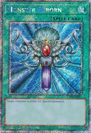 Image of Monster Reborn (Platinum Secret Rare) [RA03-EN052] Platinum Secret Rare
