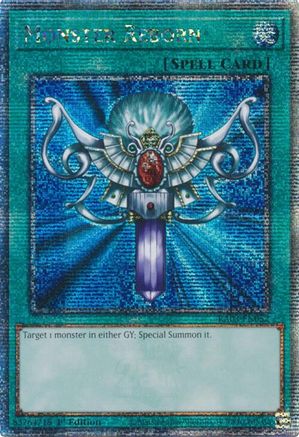 Image of Monster Reborn (Quarter Century Secret Rare) [RA03-EN052] Quarter Century Secret Rare
