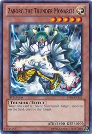 Image of Zaborg the Thunder Monarch [BP01-EN132] Common