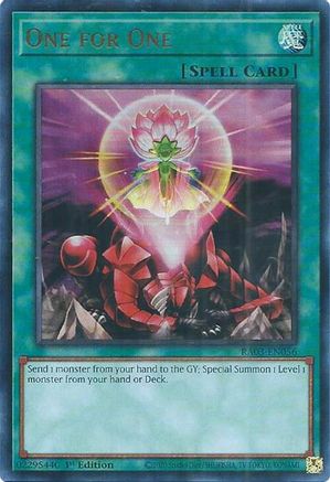 Image of One for One (UR) [RA03-EN056] Ultra Rare