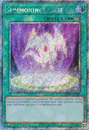 Image of Summoning Curse (Platinum Secret Rare) [RA03-EN057] Platinum Secret Rare