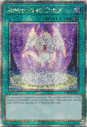 Image of Summoning Curse (Quarter Century Secret Rare) [RA03-EN057] Quarter Century Secret Rare