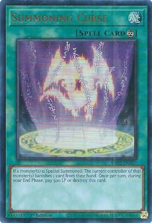 Image of Summoning Curse (UR) [RA03-EN057] Ultra Rare