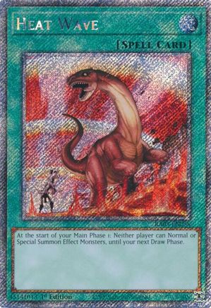 Image of Heat Wave (Platinum Secret Rare) [RA03-EN058] Platinum Secret Rare