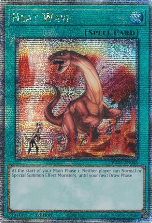 Image of Heat Wave (Quarter Century Secret Rare) [RA03-EN058] Quarter Century Secret Rare