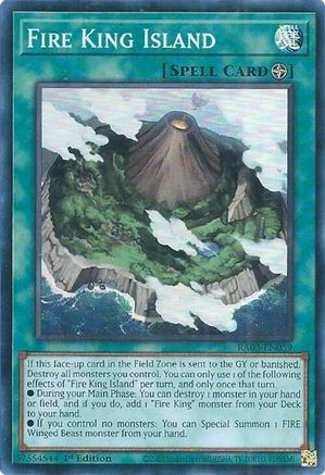 Image of Fire King Island [RA03-EN059] Super Rare