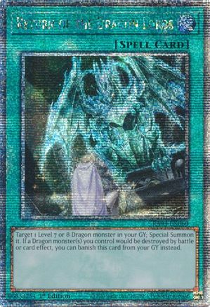 Image of Return of the Dragon Lords (Quarter Century Secret Rare) [RA03-EN060] Quarter Century Secret Rare
