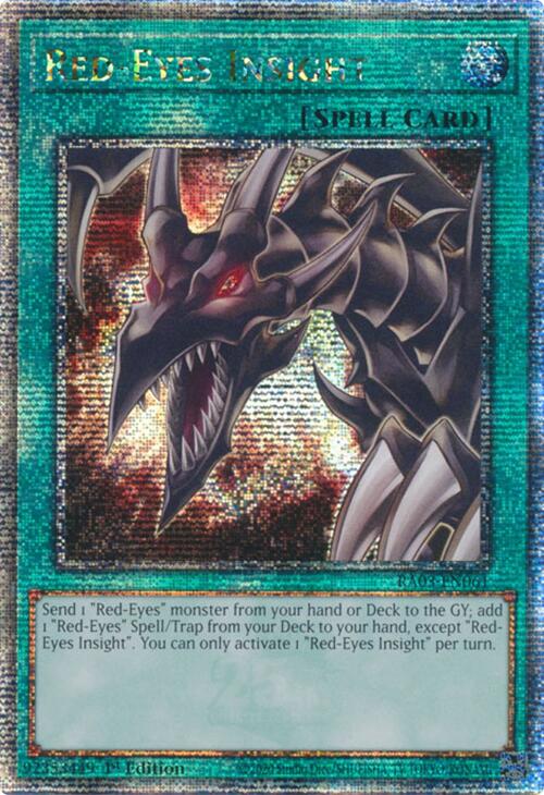 Image of Red-Eyes Insight (Quarter Century Secret Rare) [RA03-EN061] Quarter Century Secret Rare