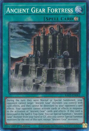 Image of Ancient Gear Fortress (CR) [RA03-EN062] Prismatic Collector's Rare