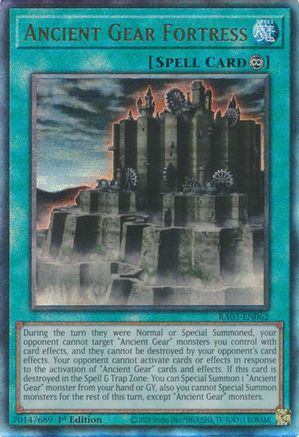 Image of Ancient Gear Fortress (UTR) [RA03-EN062] Prismatic Ultimate Rare