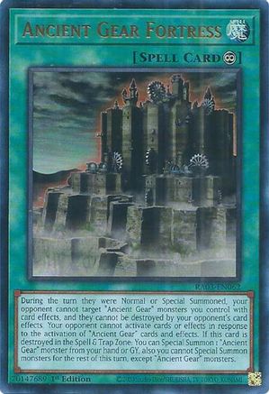 Image of Ancient Gear Fortress (UR) [RA03-EN062] Ultra Rare
