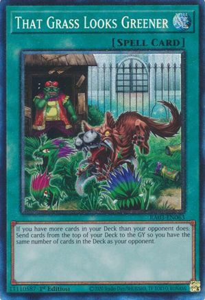 Image of That Grass Looks Greener (CR) [RA03-EN063] Prismatic Collector's Rare